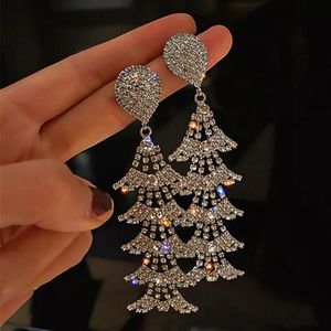 🎀Stunning Geometrical Rhinestone Dangle Earrings
